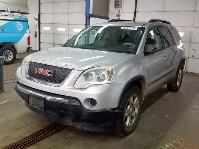 1GKLRKEDXAJ102030 - 2010 GMC ACADIA SL SILVER photo 2