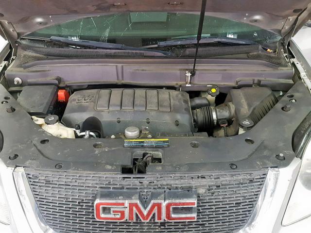 1GKLRKEDXAJ102030 - 2010 GMC ACADIA SL SILVER photo 7