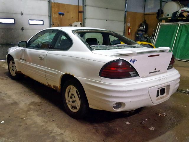 1G2NF12T31M587469 - 2001 PONTIAC GRAND AM S WHITE photo 3