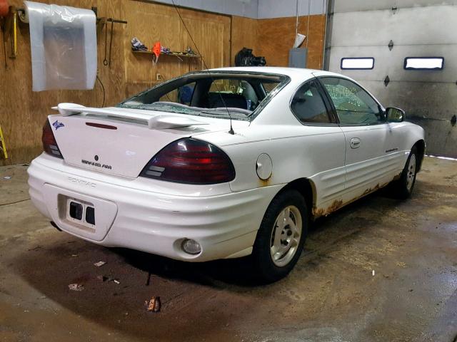 1G2NF12T31M587469 - 2001 PONTIAC GRAND AM S WHITE photo 4