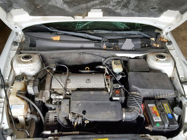 1G2NF12T31M587469 - 2001 PONTIAC GRAND AM S WHITE photo 7