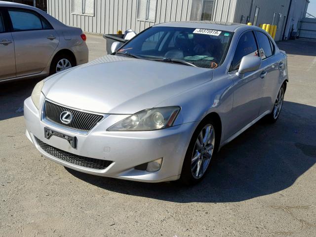 JTHBK262762020605 - 2006 LEXUS IS 250 SILVER photo 2