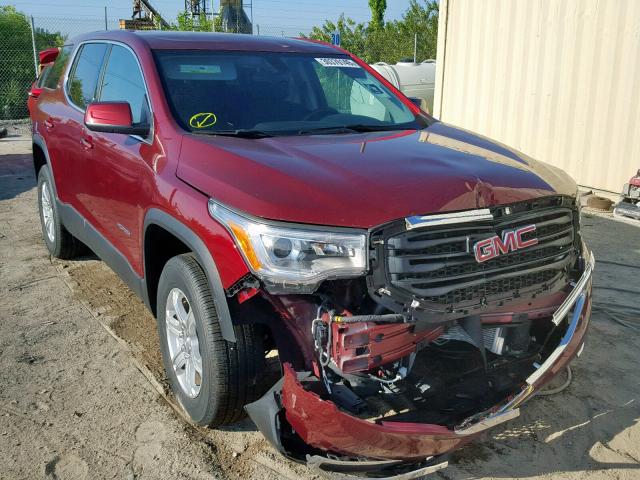 1GKKNKLAXJZ233735 - 2018 GMC ACADIA SLE BURGUNDY photo 1