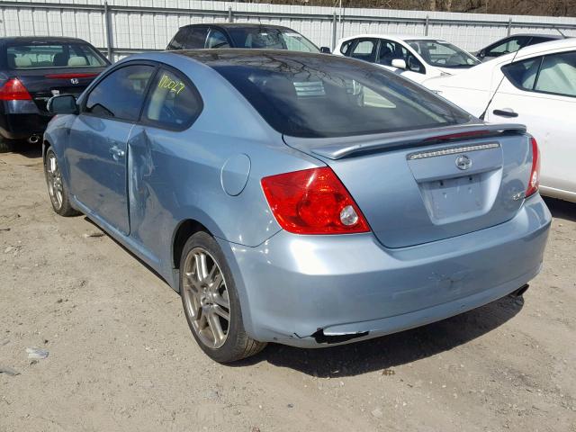JTKDE167850002740 - 2005 TOYOTA SCION TC ლურჯი ფოტო 3