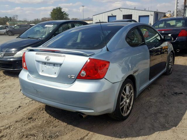JTKDE167850002740 - 2005 TOYOTA SCION TC ლურჯი ფოტო 4