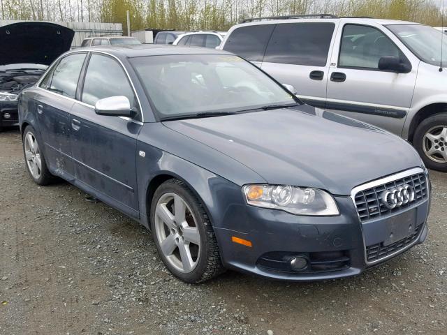 WAUGL68E05A466521 - 2005 AUDI NEW S4 QUA GRAY photo 1