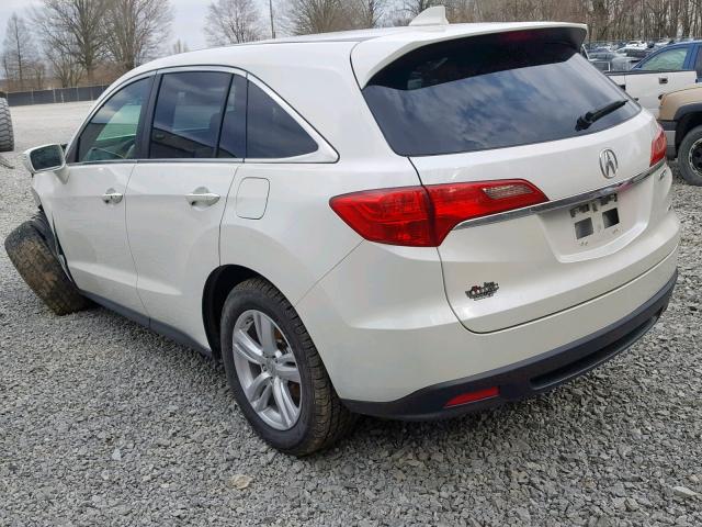 5J8TB4H39EL005170 - 2014 ACURA RDX WHITE photo 3