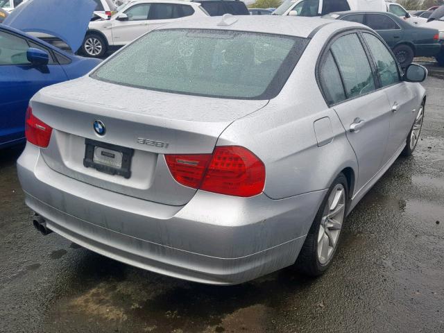 WBAPH5C56BA447759 - 2011 BMW 328 I SULE SILVER photo 4