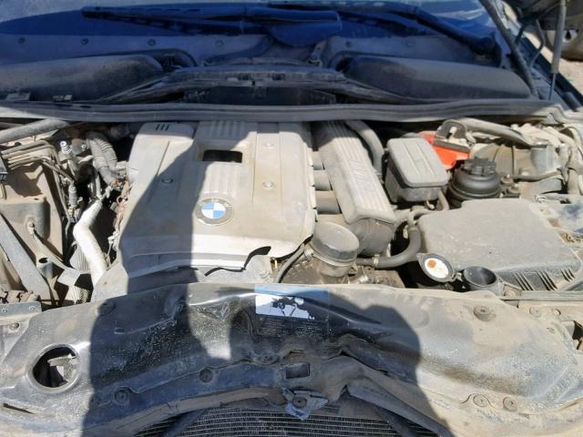 WBANE53556CK78361 - 2006 BMW 525 I GRAY photo 7