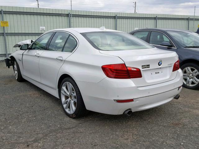 WBA5B1C5XFG126554 - 2015 BMW 535 I WHITE photo 3