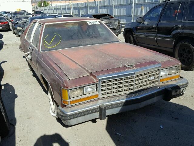 2FABP43F9EX160873 - 1984 FORD LTD CROWN RED photo 1