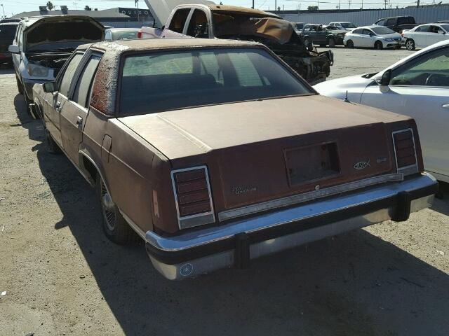 2FABP43F9EX160873 - 1984 FORD LTD CROWN RED photo 3