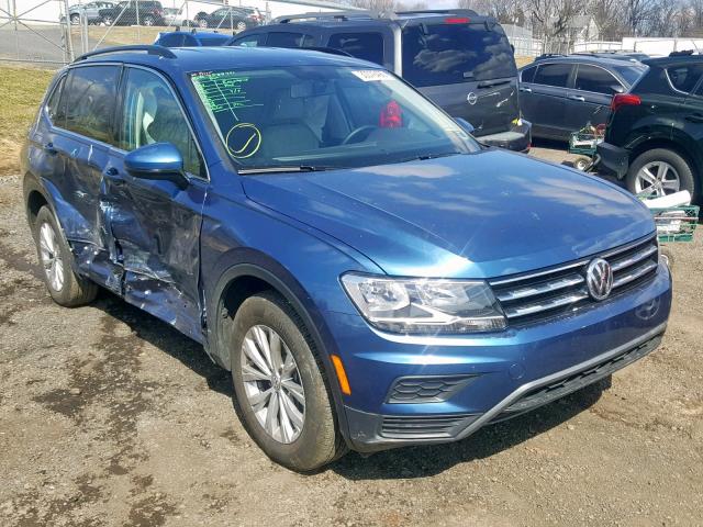 3VV2B7AX8JM170601 - 2018 VOLKSWAGEN TIGUAN SE BLUE photo 1