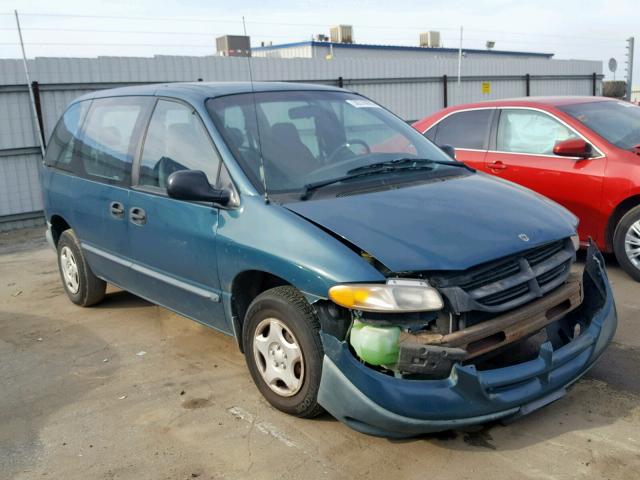 2B4FP25B2YR899387 - 2000 DODGE CARAVAN GREEN photo 1