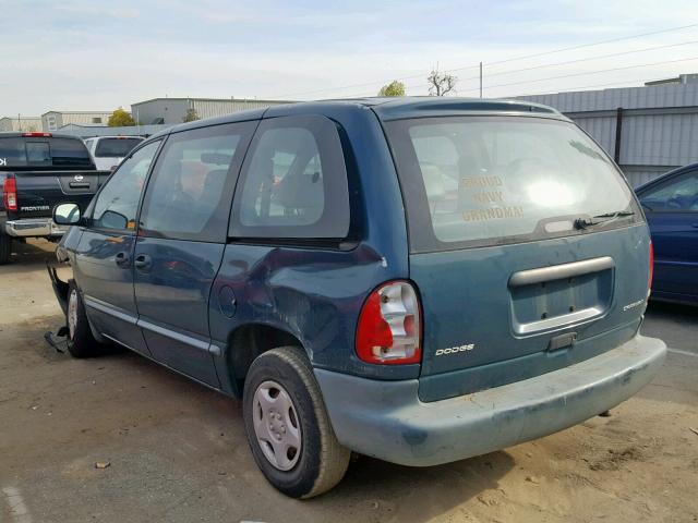 2B4FP25B2YR899387 - 2000 DODGE CARAVAN GREEN photo 3