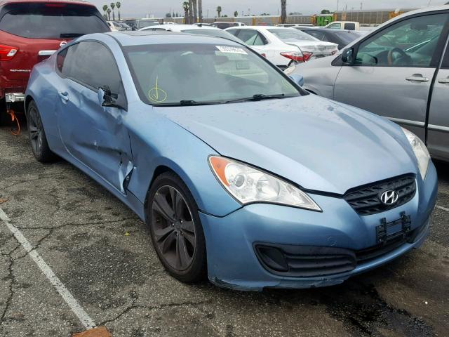 KMHHT6KD0BU045010 - 2011 HYUNDAI GENESIS CO BLUE photo 1