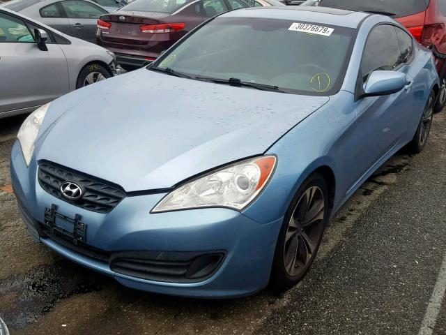 KMHHT6KD0BU045010 - 2011 HYUNDAI GENESIS CO BLUE photo 2