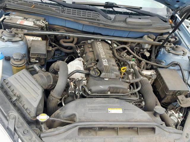 KMHHT6KD0BU045010 - 2011 HYUNDAI GENESIS CO BLUE photo 7