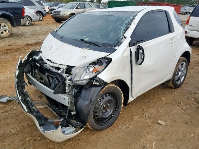 JTNJJXB0XEJ030305 - 2014 TOYOTA SCION IQ WHITE photo 2