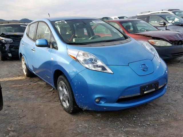 JN1AZ0CP2CT022350 - 2012 NISSAN LEAF SV BLUE photo 1