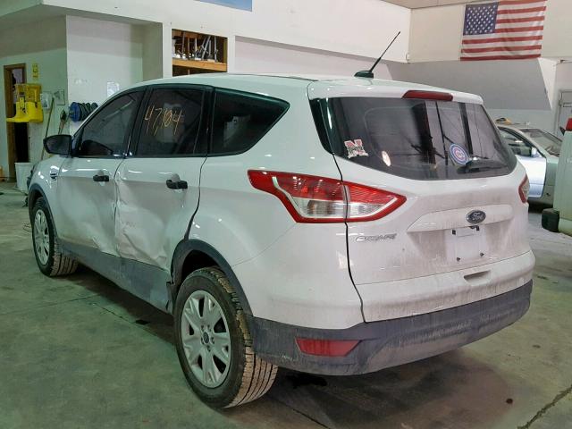 1FMCU0F72EUA13236 - 2014 FORD ESCAPE S WHITE photo 3