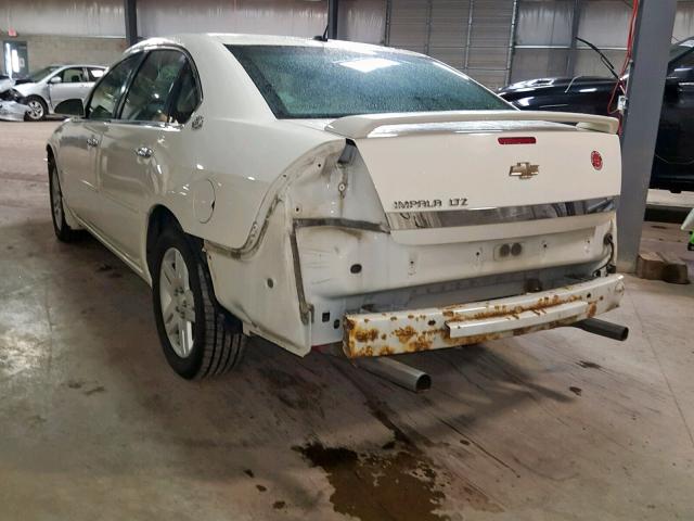 2G1WU58R979149367 - 2007 CHEVROLET IMPALA LTZ WHITE photo 3