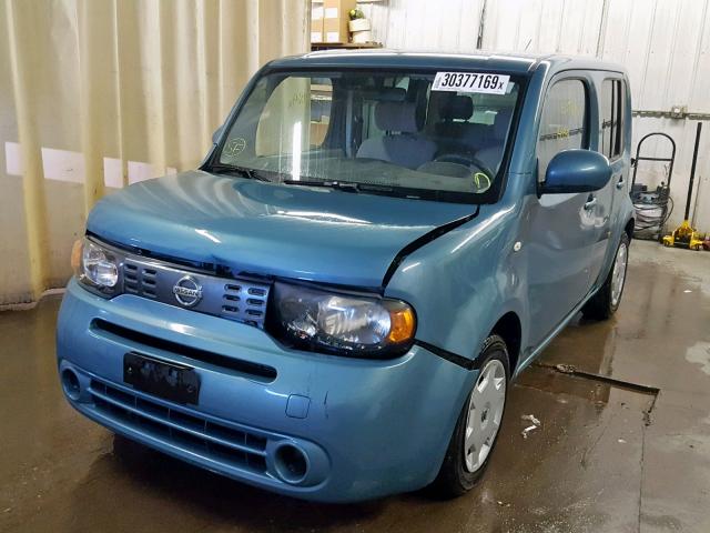 JN8AZ28RX9T105878 - 2009 NISSAN CUBE BASE BLUE photo 2