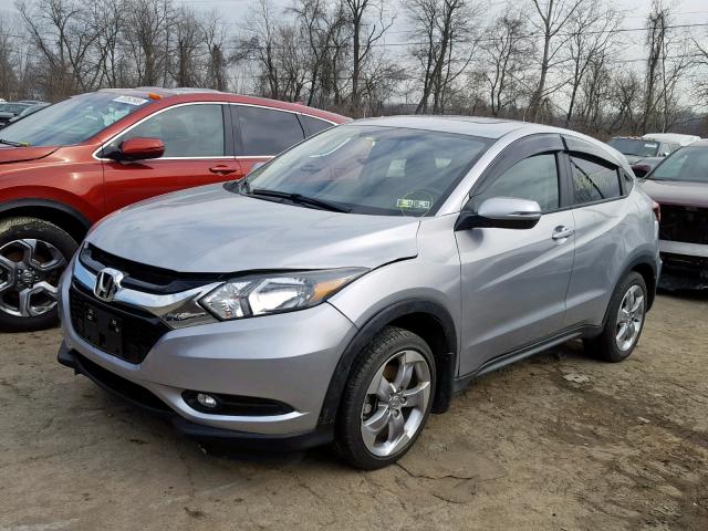 3CZRU6H54HM721505 - 2017 HONDA HR-V EX SILVER photo 2