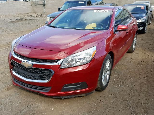 1G11C5SL7EF240210 - 2014 CHEVROLET MALIBU 1LT წითელი ფოტო 2
