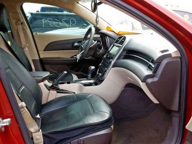 1G11C5SL7EF240210 - 2014 CHEVROLET MALIBU 1LT წითელი ფოტო 5