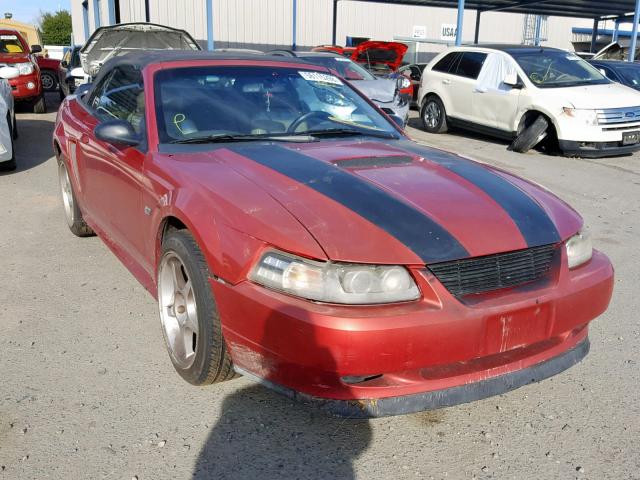 1FAFP45X2XF136467 - 1999 FORD MUSTANG GT RED photo 1