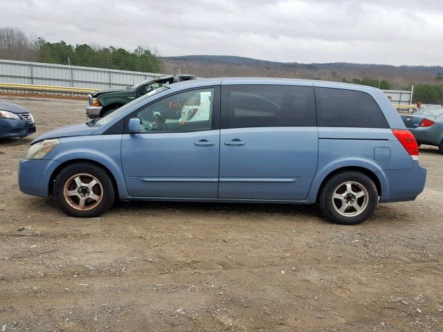 5N1BV28U14N301863 - 2004 NISSAN QUEST S BLUE photo 9