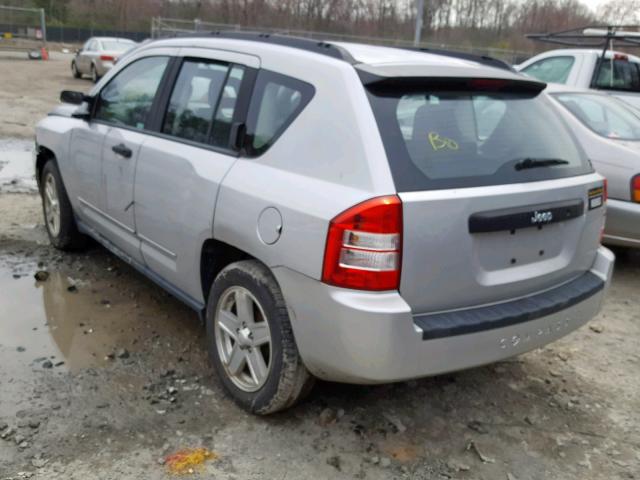 1J4FT47A09D228524 - 2009 JEEP COMPASS SP SILVER photo 3