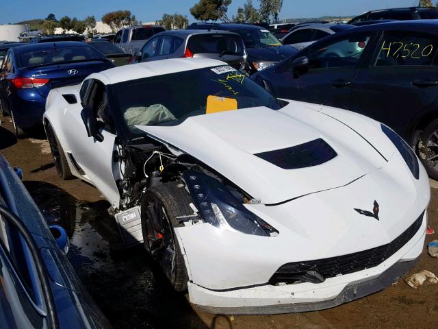 1G1YS2D65G5610120 - 2016 CHEVROLET CORVETTE 2 WHITE photo 1