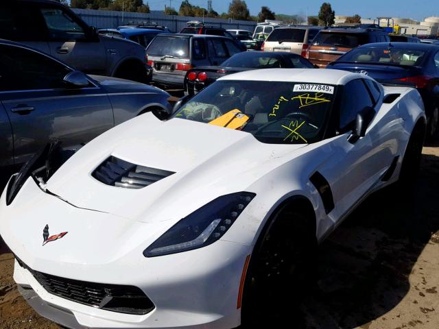 1G1YS2D65G5610120 - 2016 CHEVROLET CORVETTE 2 WHITE photo 2