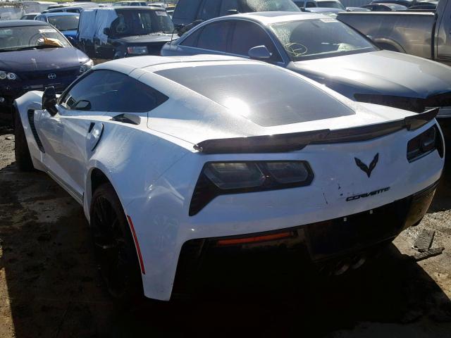 1G1YS2D65G5610120 - 2016 CHEVROLET CORVETTE 2 WHITE photo 3