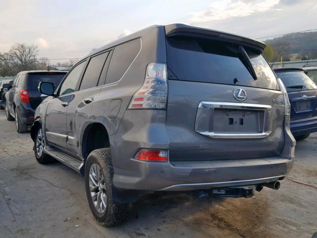 JTJJM7FX1E5078607 - 2014 LEXUS GX PREMIUM GRAY photo 3