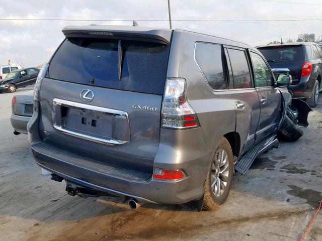 JTJJM7FX1E5078607 - 2014 LEXUS GX PREMIUM GRAY photo 4