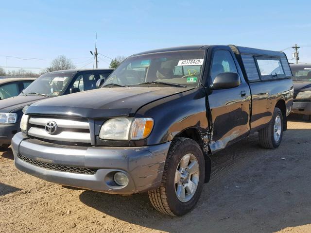 5TBJN32153S396496 - 2003 TOYOTA TUNDRA BLACK photo 2