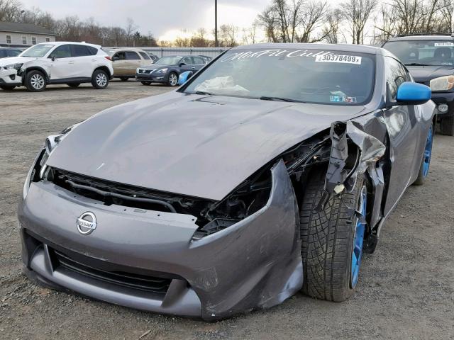 JN1AZ4EH4CM565206 - 2012 NISSAN 370Z BASE GRAY photo 2