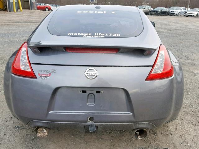 JN1AZ4EH4CM565206 - 2012 NISSAN 370Z BASE GRAY photo 6