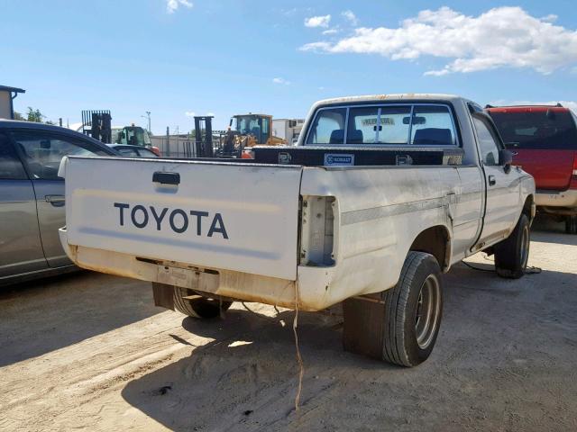 JT4RN82P6M5038648 - 1991 TOYOTA PICKUP 1/2 WHITE photo 4