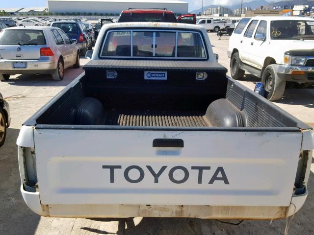 JT4RN82P6M5038648 - 1991 TOYOTA PICKUP 1/2 WHITE photo 6