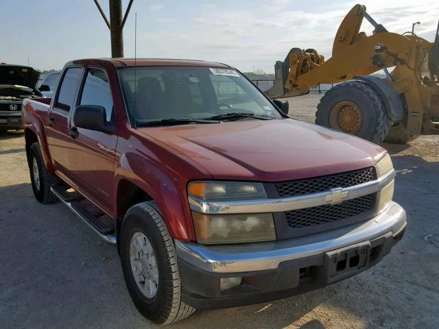 1GCDS136358198373 - 2005 CHEVROLET COLORADO BURGUNDY photo 1