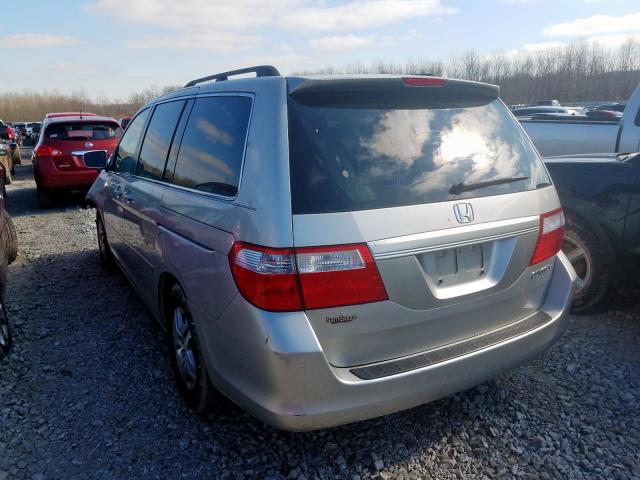 5FNRL38435B420464 - 2005 HONDA ODYSSEY EX  photo 3