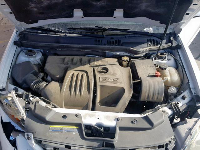 1G2AL15F377276516 - 2007 PONTIAC G5 WHITE photo 7