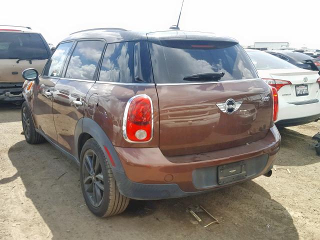 WMWZB3C57FWR45850 - 2015 MINI COOPER COU BROWN photo 3