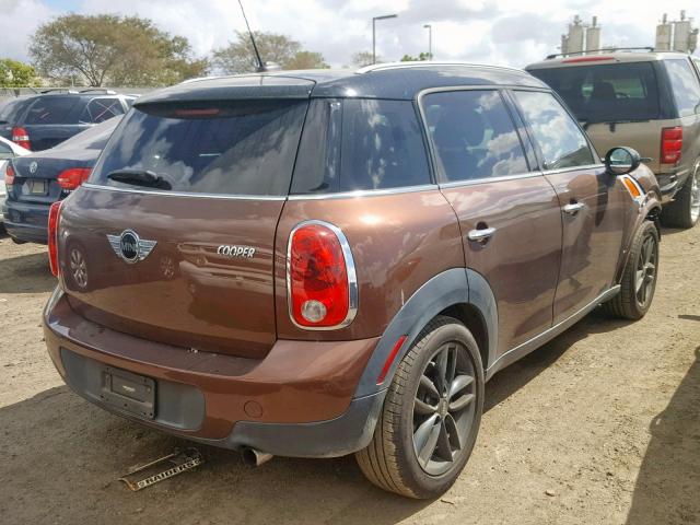 WMWZB3C57FWR45850 - 2015 MINI COOPER COU BROWN photo 4