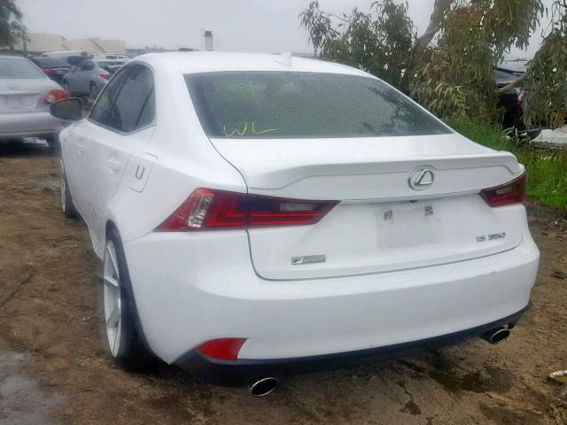 JTHBE1D26F5020002 - 2015 LEXUS IS 350 WHITE photo 3