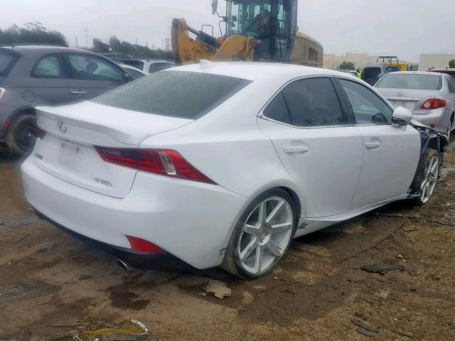 JTHBE1D26F5020002 - 2015 LEXUS IS 350 WHITE photo 4